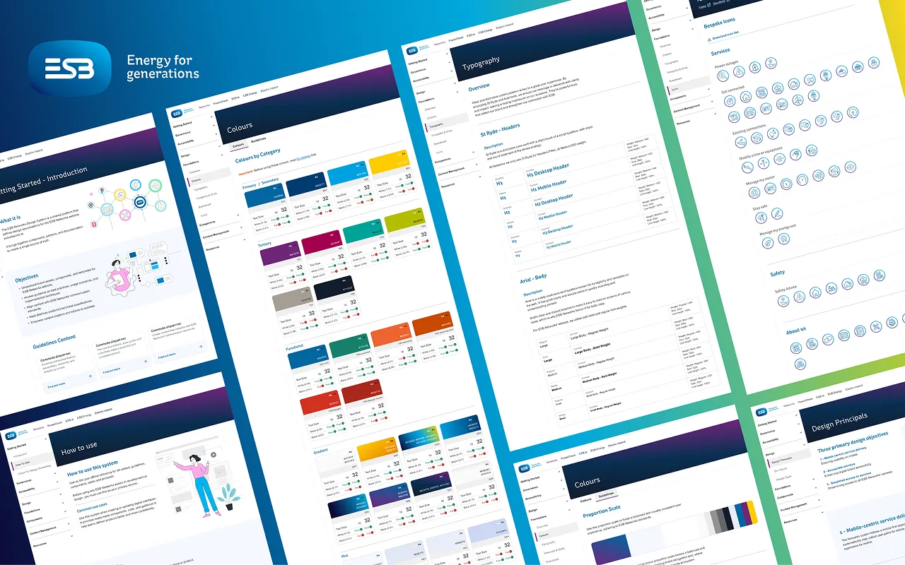 ESB design system migration case study hero image